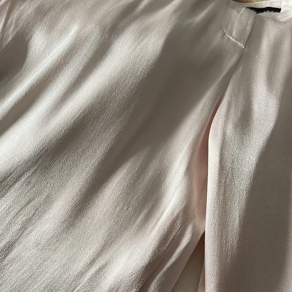 Pale pink satin wide leg - Picture 5 of 5